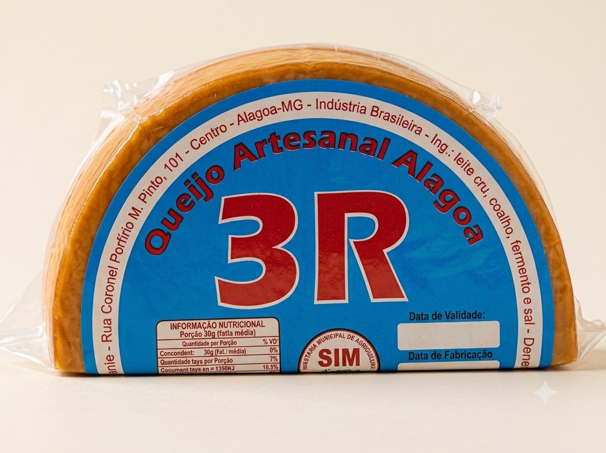 Parmesão defumado 3R meia peça
