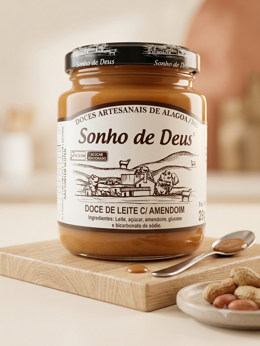 Doce de leite com amendoim